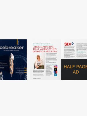 ICEBREAKER - half page advertising